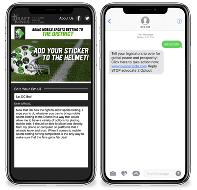 Text Messages & Mobile Keywords Screenshot